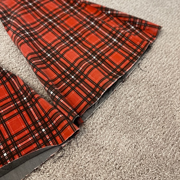 We the Free Just Float On Red Plaid Flared Pants Size 27 - Picture 8 of 8